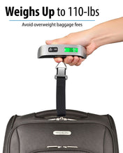 Load image into Gallery viewer, portable digital luggage scale silver 50kg | marketzone christchurch