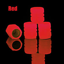 Load image into Gallery viewer, luminous fluorescent glow car tyre tire valve stem cover caps | marketzone christchurch