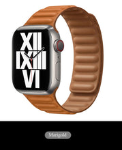 Load image into Gallery viewer, magnetic leather link straps bands for apple watch | marketzone christchurch