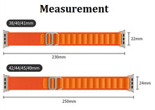 Load image into Gallery viewer, alpine nylon loop g-hook bands straps compatible with apple watch all series | marketzone christchurch