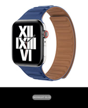 Load image into Gallery viewer, magnetic leather link straps bands for apple watch | marketzone christchurch