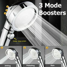 Load image into Gallery viewer, 3 in 1 multi mode high pressure shower head 360 degrees rotating head | marketzone christchurch