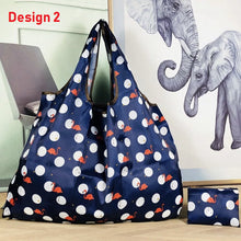 Load image into Gallery viewer, foldable reusable nylon grocery pouch shopping bags | marketzone christchurch