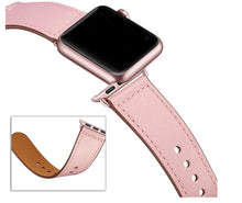 Load image into Gallery viewer, premium quality pink leather strap band for apple watch | marketzone christchurch