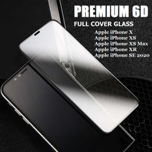 Load image into Gallery viewer, apple iphone x / xs / xs max / xr / se 2020 premium full coverage tempered glass screen protector | marketzone christchurch