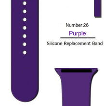 Load image into Gallery viewer, replacement soft silicone straps bands for apple watch 42 44 45mm | marketzone christchurch