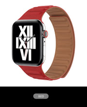 Load image into Gallery viewer, magnetic leather link straps bands for apple watch | marketzone christchurch