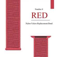 Load image into Gallery viewer, woven nylon fabric loop velcro straps bands for apple watch | marketzone christchurch