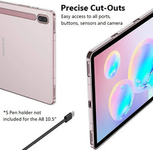 Load image into Gallery viewer, shockproof clear tpu soft back cover for samsung galaxy tab series | marketzone christchurch