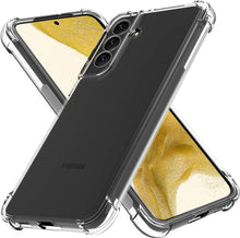 Load image into Gallery viewer, for samsung s22/s23 series premium soft clear tpu shockproof back cover with camera lens protector | marketzone christchurch