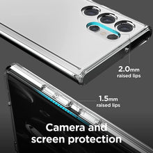 Load image into Gallery viewer, for samsung s22/s23 series premium soft clear tpu shockproof back cover with camera lens protector | marketzone christchurch