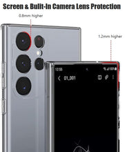 Load image into Gallery viewer, for samsung galaxy s23 series premium protection crystal clear hybrid back cover case | marketzone christchurch