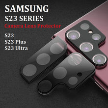 Load image into Gallery viewer, for samsung galaxy s23 series premium black aluminum back camera lens protector | marketzone christchurch
