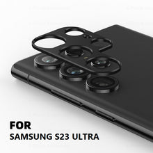 Load image into Gallery viewer, for samsung galaxy s23 series premium black aluminum back camera lens protector | marketzone christchurch