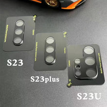 Load image into Gallery viewer, for samsung galaxy s23 series premium black aluminum back camera lens protector | marketzone christchurch