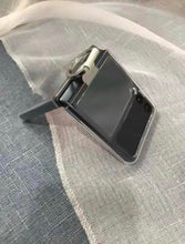 Load image into Gallery viewer, full protection clear case with ring holder for samsung z flip 4 5g | marketzone christchurch