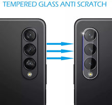 Load image into Gallery viewer, clear tempered glass back camera lens protector for samsung galaxy z fold 3 fold 4 5g | marketzone christchurch