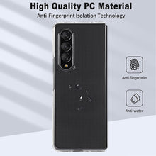 Load image into Gallery viewer, samsung z fold 3 hard crystal clear pc slim case cover | marketzone christchurch