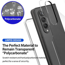 Load image into Gallery viewer, ultra hard crystal clear polycarbonate back and front protection cover for samsung galaxy z fold 4 5g | marketzone christchurch