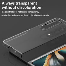 Load image into Gallery viewer, ultra hard crystal clear polycarbonate back and front protection cover for samsung galaxy z fold 4 5g | marketzone christchurch