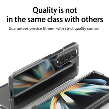 Load image into Gallery viewer, ultra hard crystal clear polycarbonate back and front protection cover for samsung galaxy z fold 4 5g | marketzone christchurch