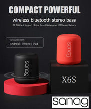 Load image into Gallery viewer, SANAG X6S portable wireless bluetooth ipx5 waterproof speaker | marketzone christchurch
