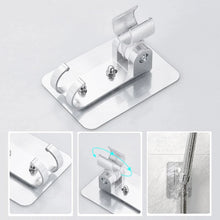 Load image into Gallery viewer, shower head holder wall mount chrome adjustable bracket with hook | marketzone christchurch