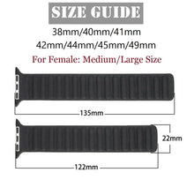 Load image into Gallery viewer, magnetic leather link straps bands for apple watch | marketzone christchurch