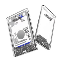 Load image into Gallery viewer, 2.5 inch hdd ssd fast speed usb 3.0 clear external enclosure | marketzone christchurch