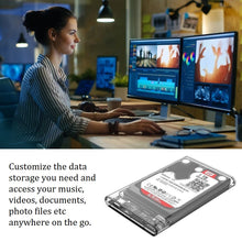 Load image into Gallery viewer, 2.5 inch hdd ssd fast speed usb 3.0 clear external enclosure | marketzone christchurch