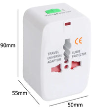Load image into Gallery viewer, universal international travel adapter with surge protector | marketzone christchurch