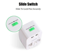 Load image into Gallery viewer, universal international travel adapter with surge protector | marketzone christchurch