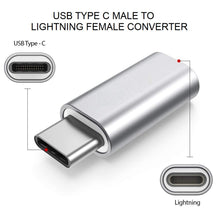Load image into Gallery viewer, usb type-c to lightning port converter adapter | marketzone christchurch