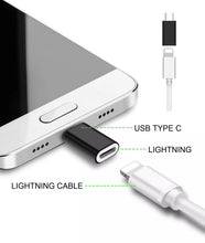 Load image into Gallery viewer, usb type-c to lightning port converter adapter | marketzone christchurch