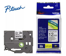 Load image into Gallery viewer, for brother label printers compatible laminated label cartridges tapes 12mm x 8m | marketzone christchurch