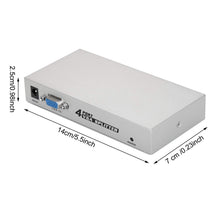 Load image into Gallery viewer, vga hd video splitter extender 1 input 4 output 150mhz | marketzone christchurch