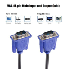 Load image into Gallery viewer, vga male to vga male video cable | marketzone christchurch