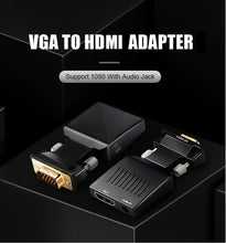 Load image into Gallery viewer, vga male to hdmi female video port converter adapter | marketzone christchurch