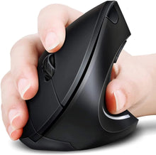 Load image into Gallery viewer, wireless vertical mouse ergonomic dpi 800/1200/1600 for pc computer laptop notebook | marketzone christchurch