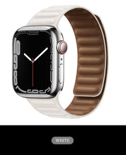 Load image into Gallery viewer, magnetic leather link straps bands for apple watch | marketzone christchurch