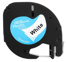 Load image into Gallery viewer, dymo letratag label tape replacement cartridges 12mm x 4m | marketzone christchurch