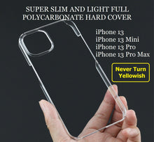 Load image into Gallery viewer, for iphone 13 series crystal clear hard polycarbonate back case cover | marketzone christchurch