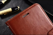 Load image into Gallery viewer, premium slim leather folio full cover wallet flip case for apple iphone | marketzone christchurch