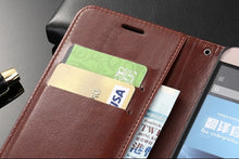 Load image into Gallery viewer, premium slim leather folio full cover wallet flip case for apple iphone | marketzone christchurch