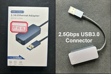 Load image into Gallery viewer, usb3.0 to ethernet rj45 port 2500mbps network adapter | marketzone christchurch
