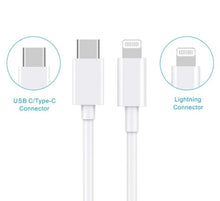 Load image into Gallery viewer, 20w fast charging usb type-c charger nz/au plug + usb-c to lightning cable set | marketzone christchurch
