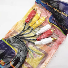 Load image into Gallery viewer, 3xrca male to 3xrca male av audio video cable for tv projector dvd player | marketzone christchurch
