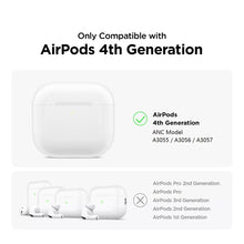 Load image into Gallery viewer, apple airpods 4 anc tpu soft protection case with carabiner clip | marketzone christchurch
