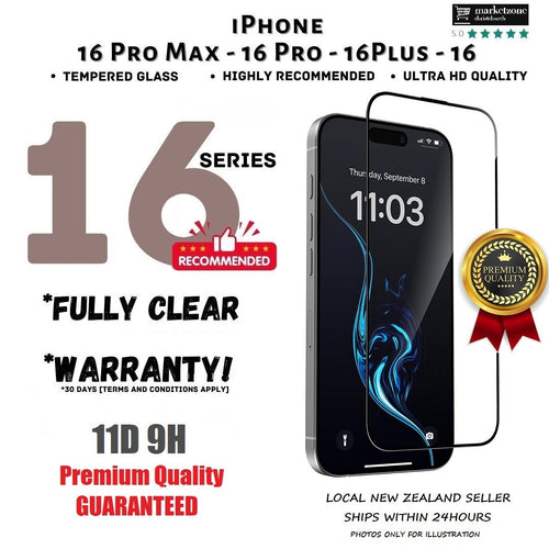 apple iphone 16 series clear screen guard | marketzone christchurch