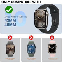 Load image into Gallery viewer, apple watch series 10 2 in 1 hard pc full protection clear cover case | marketzone christchurch
